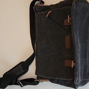 S-ZONE Canvas Messenger Bag